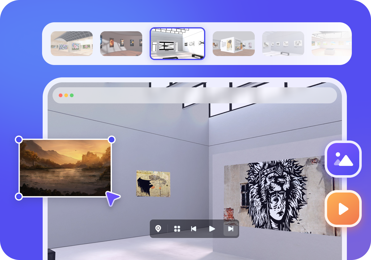 自由策展，零代码操作